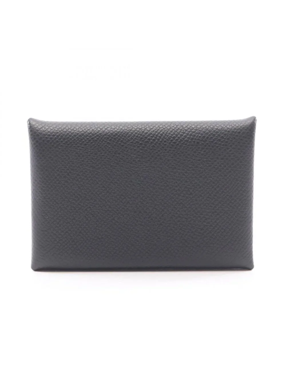 Hermes Coin Case Calvi Black Leather